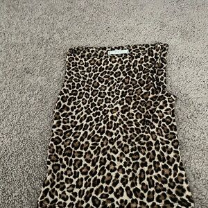 Leopard Print Women's Skirt